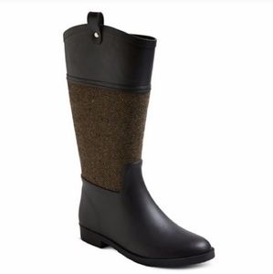 Merona Herringbone Rain boots